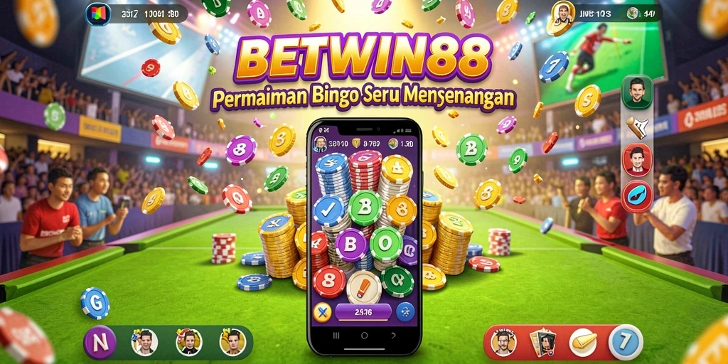 Tampilan gameplay seru dalam permainan Bingo BETWIN88.