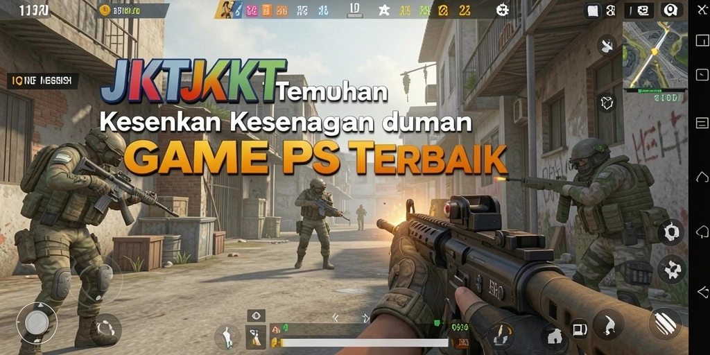 Tampilan dinamis dari gameplay JKTJKT yang menegangkan.