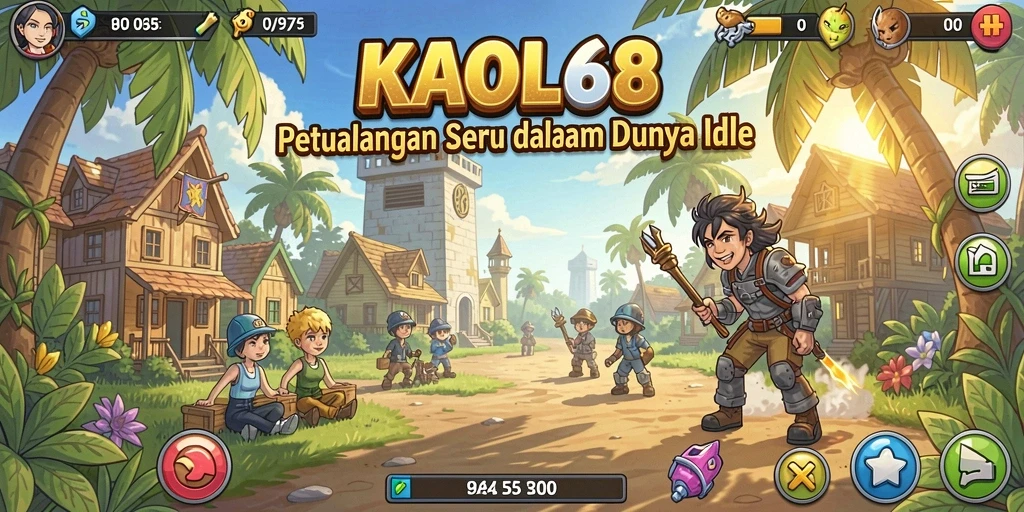 Tampilan gameplay KAOL68 yang menarik dan penuh warna.