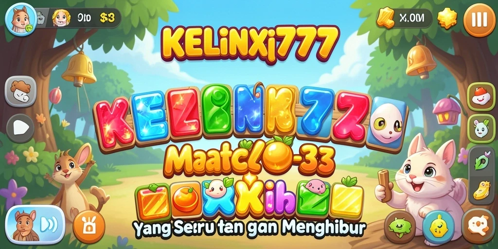 Tangkapan layar KELINCI777 menampilkan gameplay match-3 yang seru dan mengasyikkan.