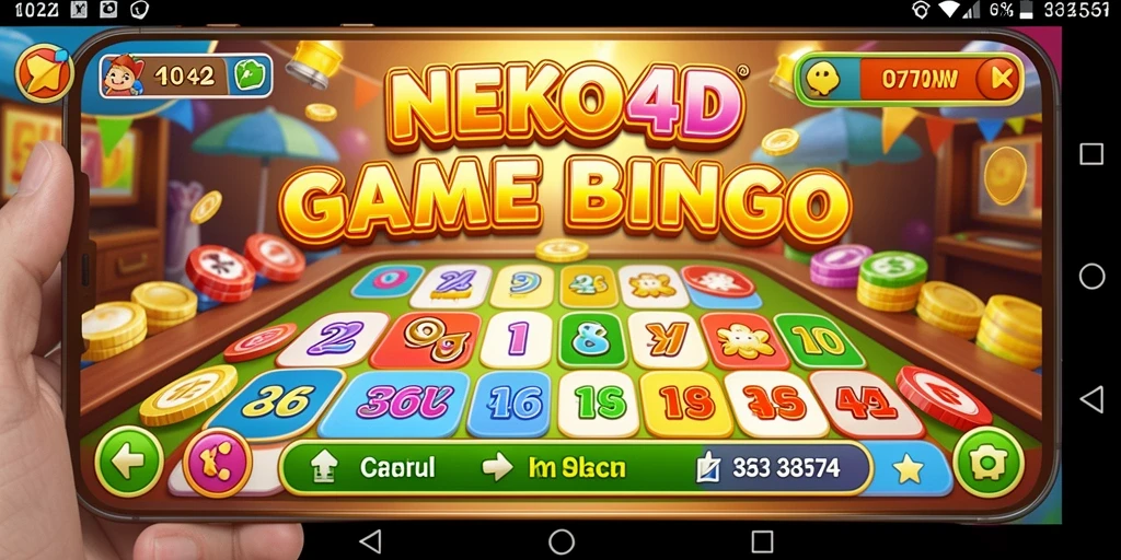Tampilan menarik dari gameplay Bingo di NEKO4D.
