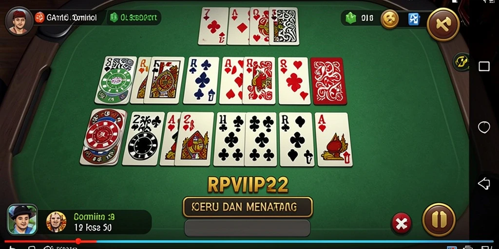 Tangkapan layar utama RPVIP2 menampilkan gameplay seru dari permainan Domino.