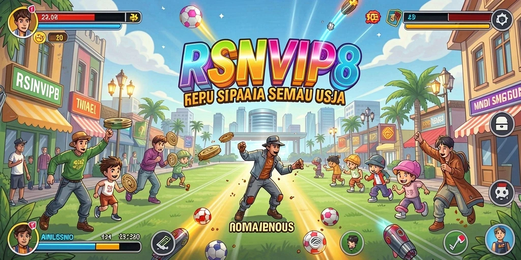 Tampilan gameplay seru RSNVIP8 dengan grafik menarik.